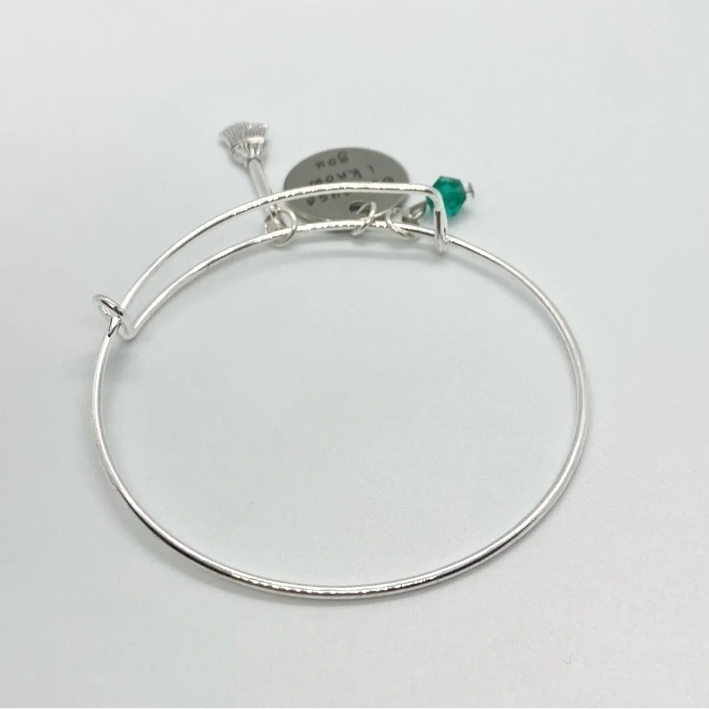 Wicked the Musical Elphaba Expandable Bangle Charm Bracelet